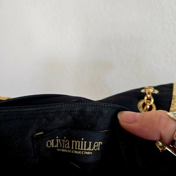 Blush Mauve Velvet Crossbody Metal Bow Shoulder Flap Bag Gold Chain Coquette - Picture 5 of 6